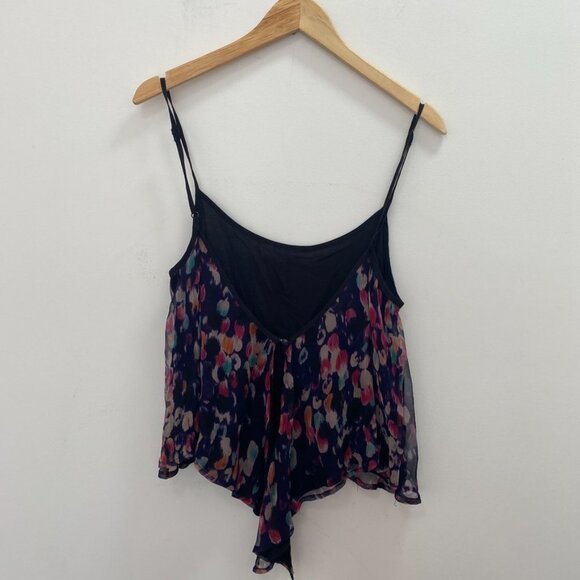 Olivaceous Abstract Print Tank Blouse Size Medium - Picture 4 of 7